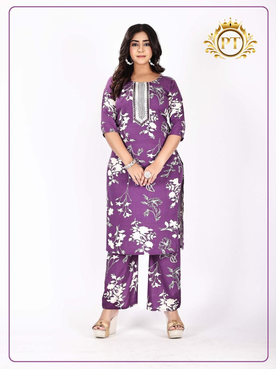 Padmavati Chingari Vol 3 catalog rayon modest co ord set
