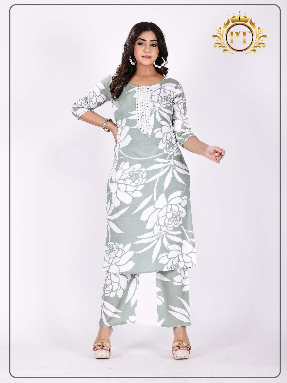 Padmavati Chingari Vol 3 catalog rayon modest co ord set