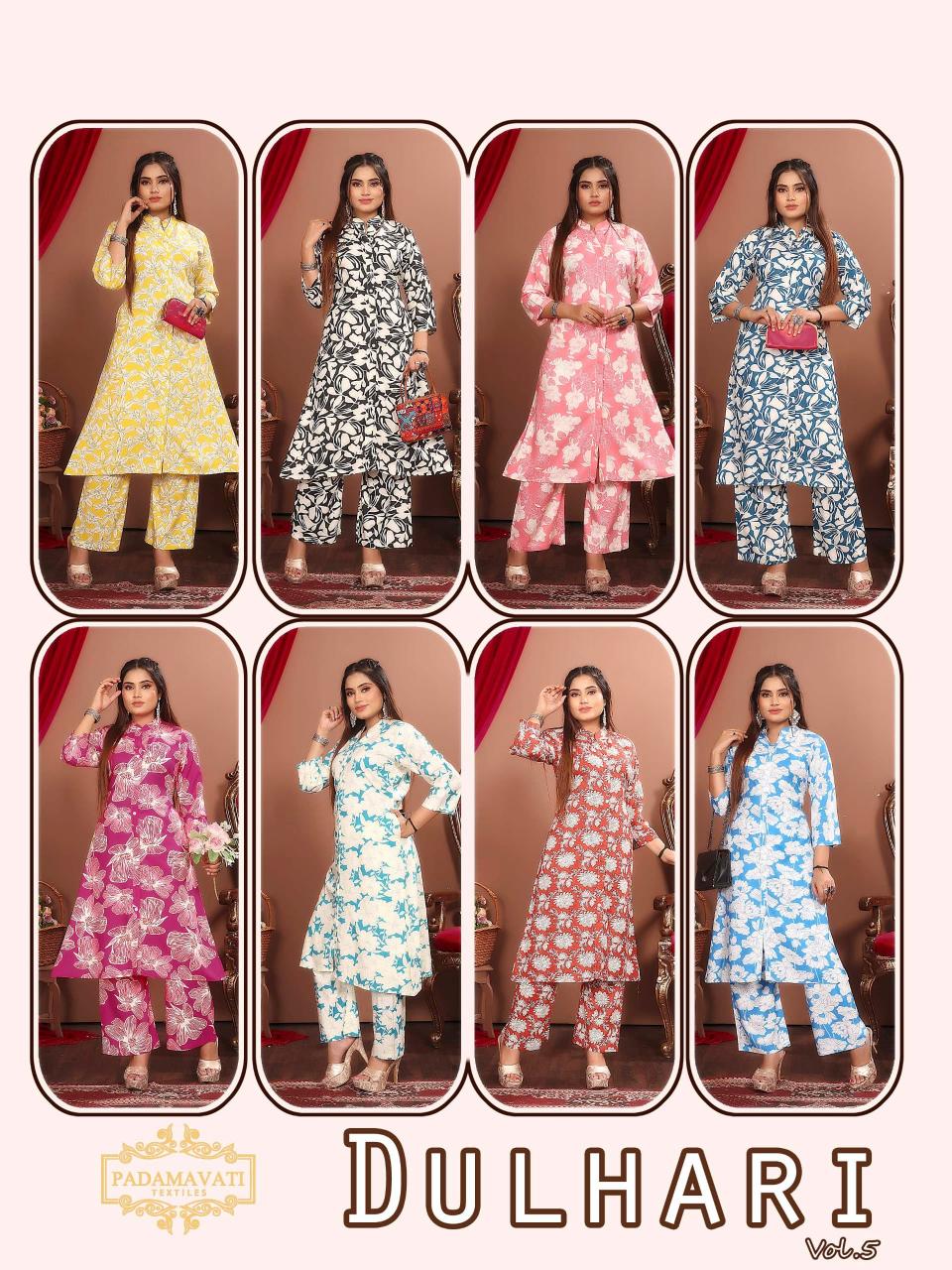 Padmavati Dulhari vol 5 Catalog co ord set women wholesale