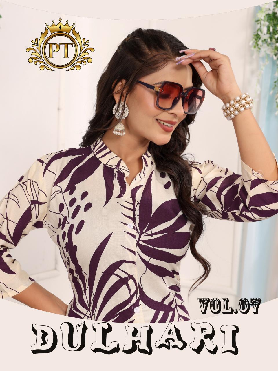 Padmavati Dulhari vol 7 Catalog rayon coord set wholesale