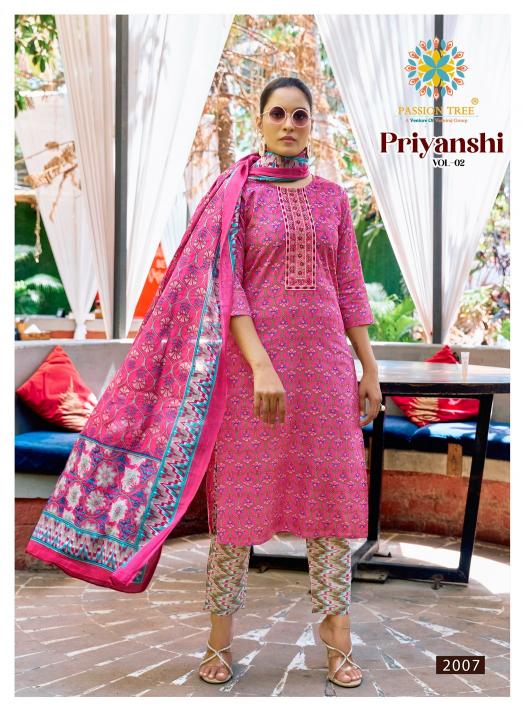 Passion Tree Priyanshi Vol 2 catalog kurti low price wholesale market in india