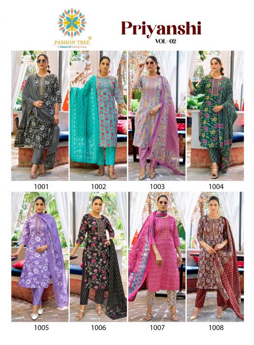 Passion Tree Priyanshi Vol 2 catalog kurti low price wholesale market in india