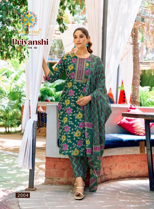 Passion Tree Priyanshi Vol 2 catalog kurti low price wholesale market in india