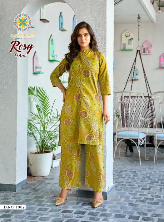 Passion Tree Rosy Vol 1 catalog Printed co ord set wholesale