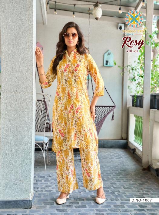 Passion Tree Rosy Vol 1 catalog Printed co ord set wholesale