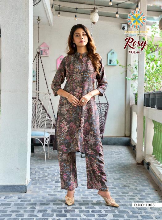 Passion Tree Rosy Vol 1 catalog Printed co ord set wholesale