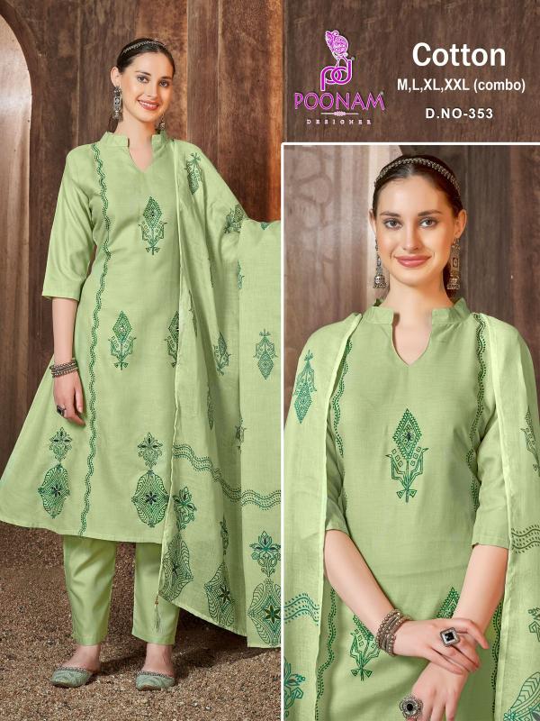 Poonam 351 to 354 catalog indian kurtis in usa