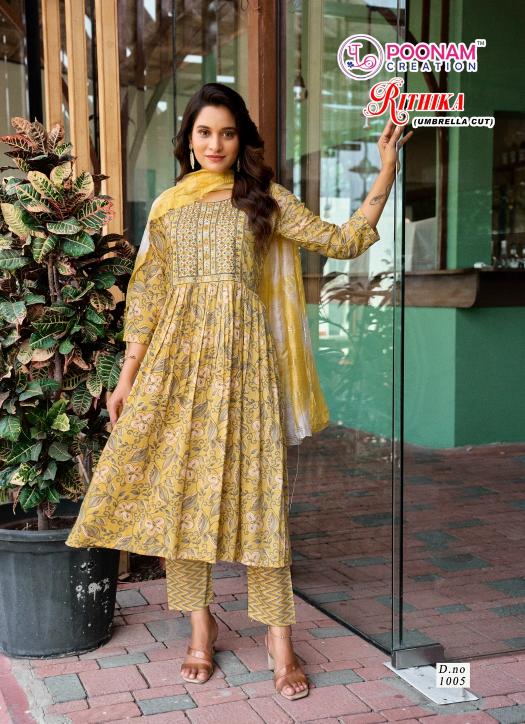 Poonam Rithika catalog indian anarkali kurtis
