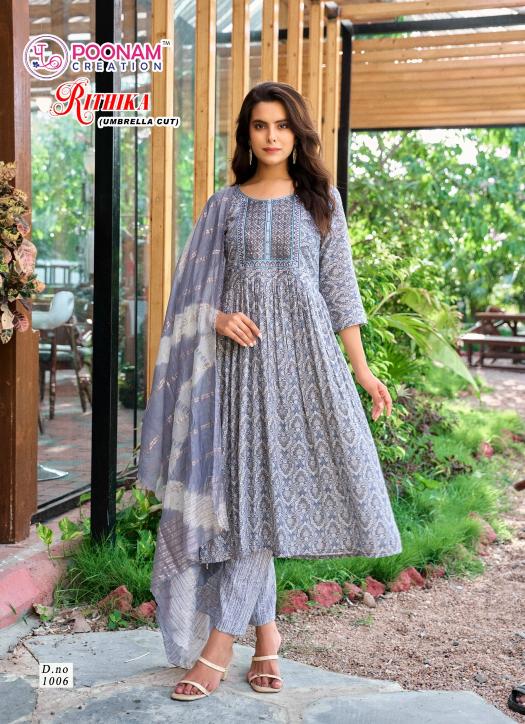 Poonam Rithika catalog indian anarkali kurtis