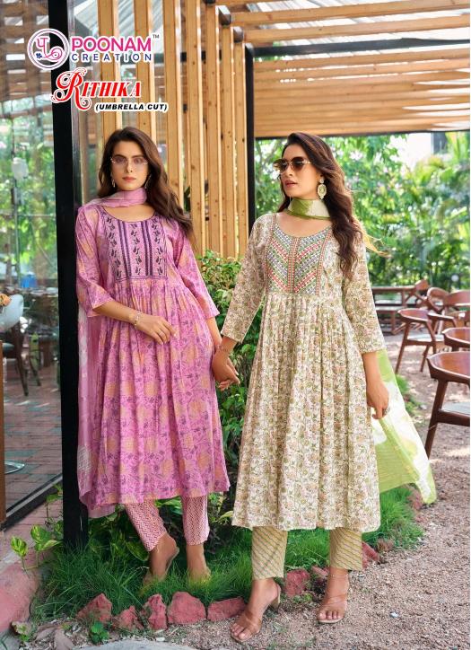 Poonam Rithika catalog indian anarkali kurtis