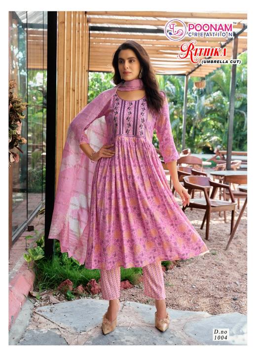 Poonam Rithika catalog indian anarkali kurtis