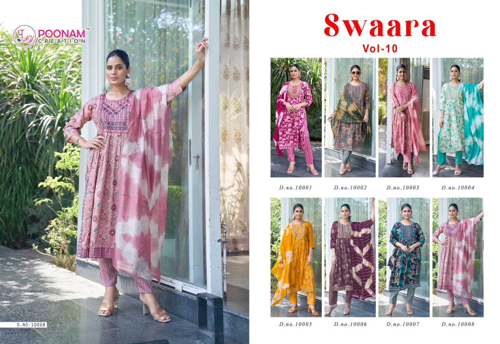 Poonam Swaraa vol 10 catalog casual kurtis online india