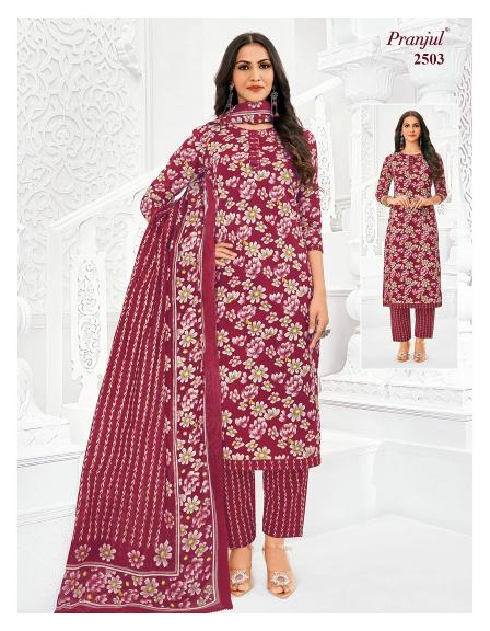 Pranjul Priyanka Vol-25 – Dress Material - Wholesale Catalog
