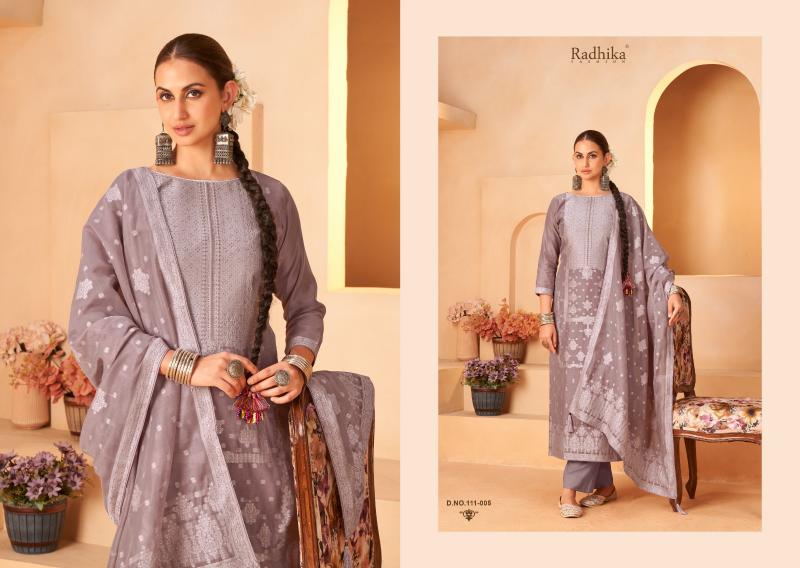 Radhika Azara Banarashi Adah Vol 5 catalog punjabi suits dress material wholesale