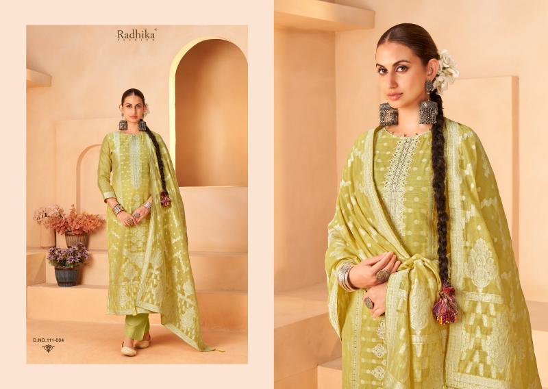 Radhika Azara Banarashi Adah Vol 5 catalog punjabi suits dress material wholesale