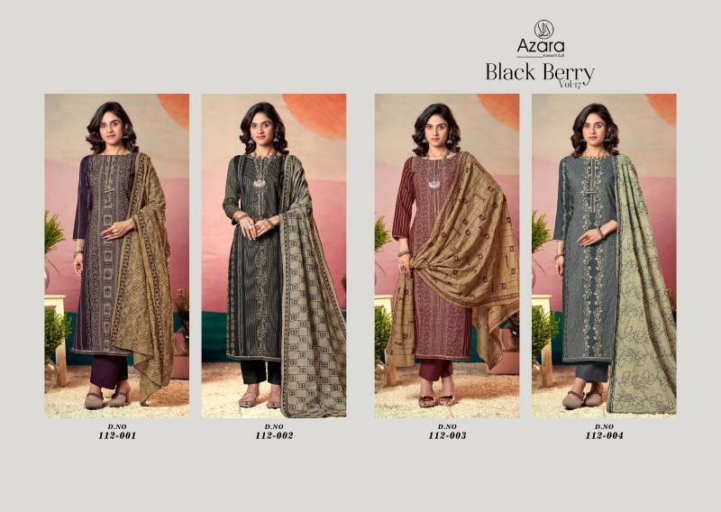 Radhika Azara Black Berry Vol 17 catalog cotton dress material wholesale market in mumbai
