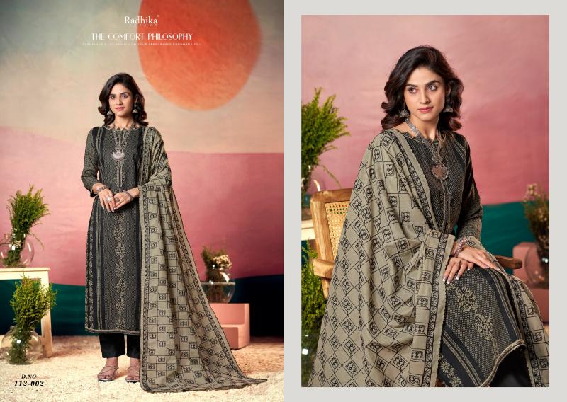 Radhika Azara Black Berry Vol 17 catalog cotton dress material wholesale market in mumbai