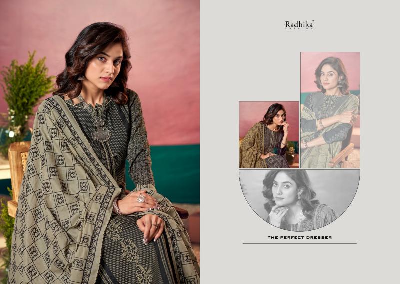 Radhika Azara Black Berry Vol 17 catalog cotton dress material wholesale market in mumbai
