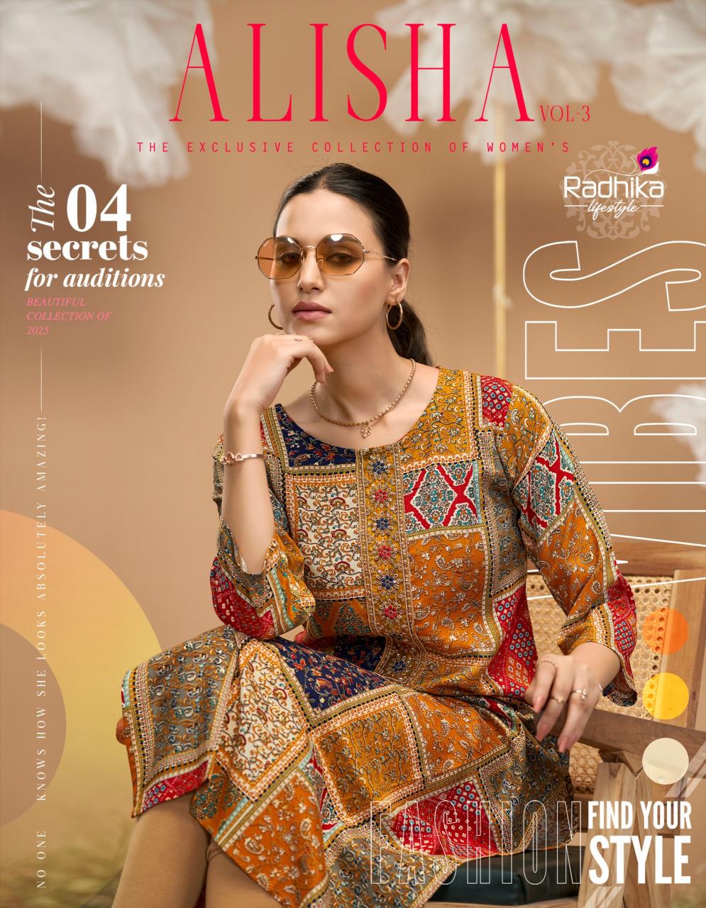 Radhika LifeStyle Alisha Vol 3 catalog kurtis manufacturers in jaipur