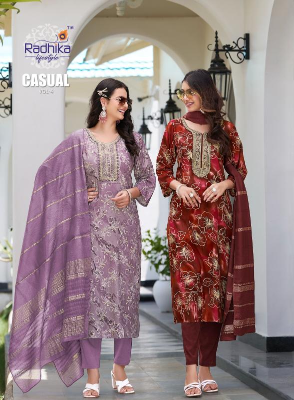 Radhika Lifestyle Casual Vol 4 Catalog indian kurti designs for ladies