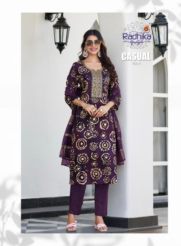 Radhika Lifestyle Casual Vol 4 Catalog indian kurti designs for ladies