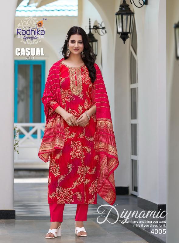 Radhika Lifestyle Casual Vol 4 Catalog indian kurti designs for ladies