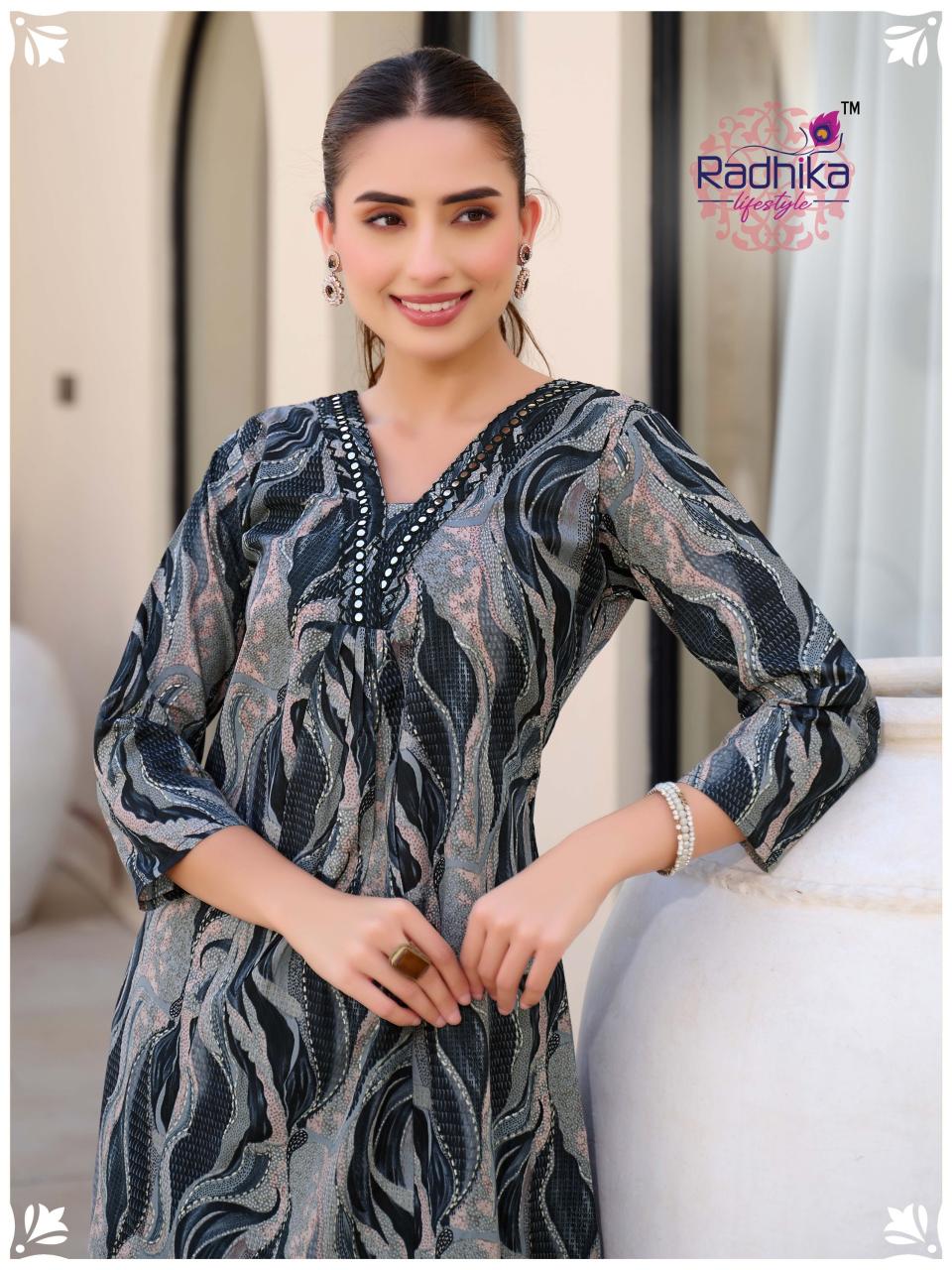 Radhika Lifestyle Cotton Bells Vol 2 catalog jaipuri cotton printed kurtis wholesale