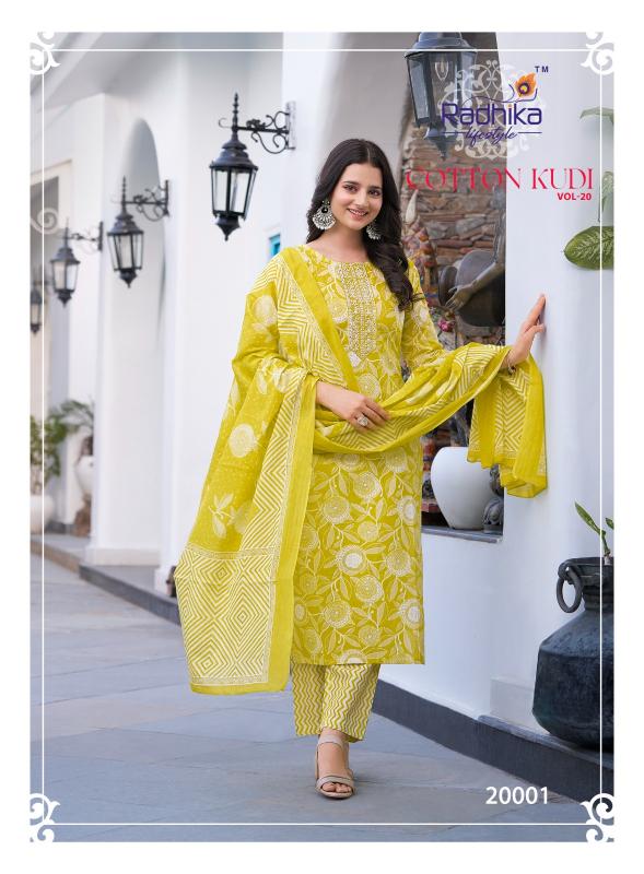 Radhika Lifestyle Cotton Kudi Vol 20 catalog indian kurtis online shopping in usa