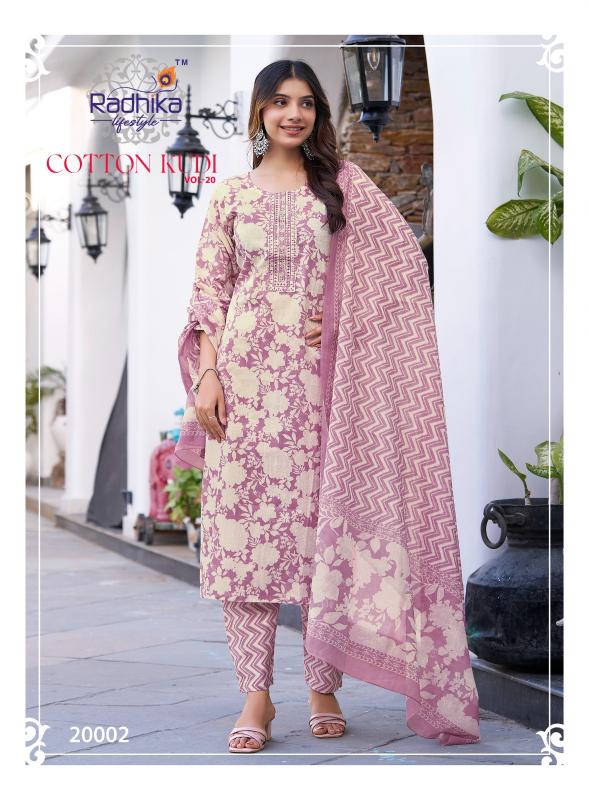 Radhika Lifestyle Cotton Kudi Vol 20 catalog indian kurtis online shopping in usa