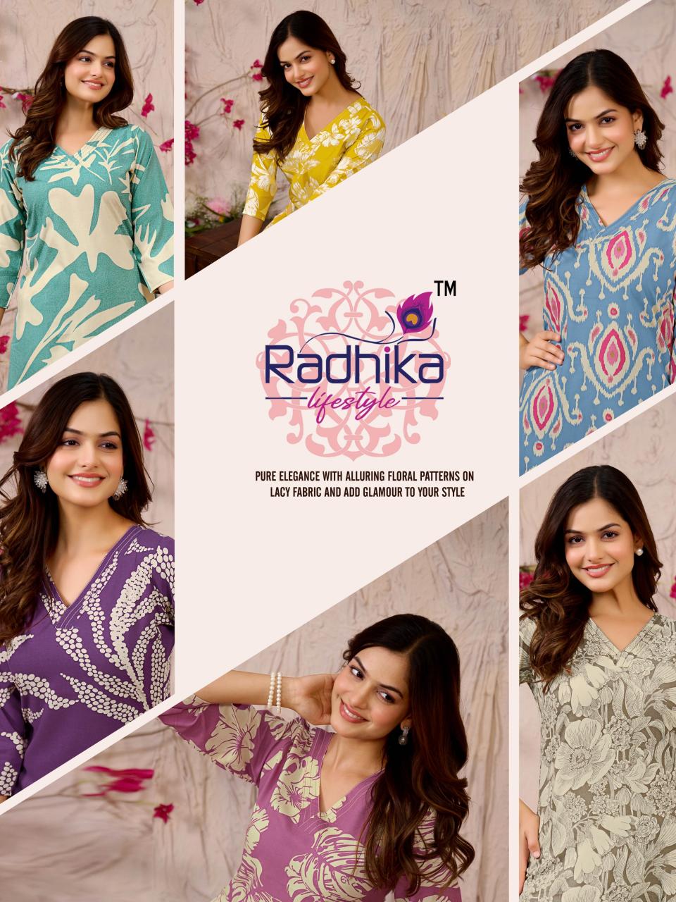 Radhika Lifestyle Legacy vol 3 catalog wholesale coord sets