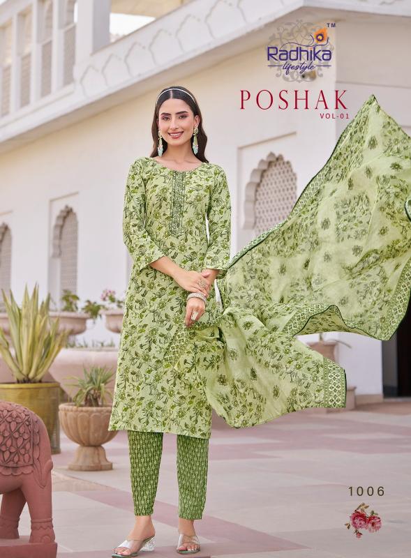 Radhika LifeStyle Poshak Vol 1 Catalog jaipuri kurtis wholesale