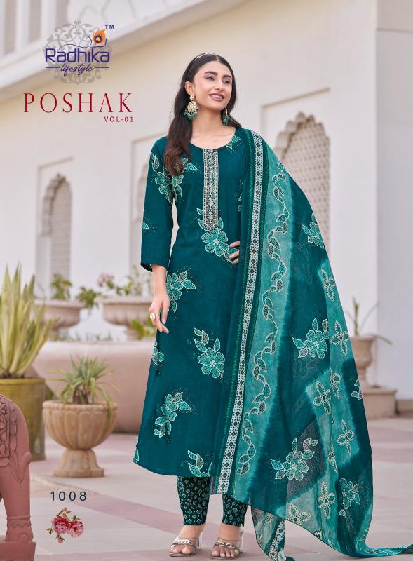 Radhika LifeStyle Poshak Vol 1 Catalog jaipuri kurtis wholesale