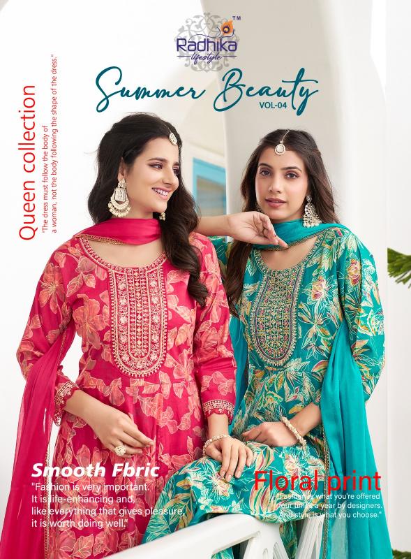 Radhika Lifestyle Summer Beauty Vol 4 catalog india anarkali kurtis