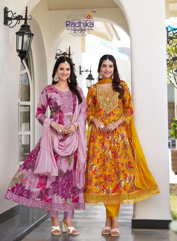 Radhika Lifestyle Summer Beauty Vol 4 catalog india anarkali kurtis