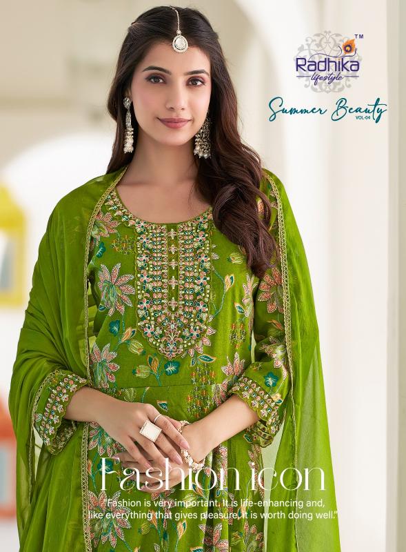 Radhika Lifestyle Summer Beauty Vol 4 catalog india anarkali kurtis