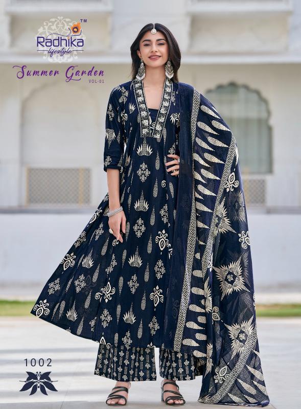 Radhika Lifestyle Summer Garden Vol 1 catalog jaipuri kurtis wholesale