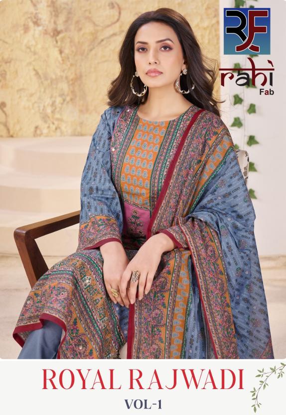 RahiFab Royal Rajwadi Vol-1 – Fancy Rajwadi Collection Dress Material - Wholesale Catalog
