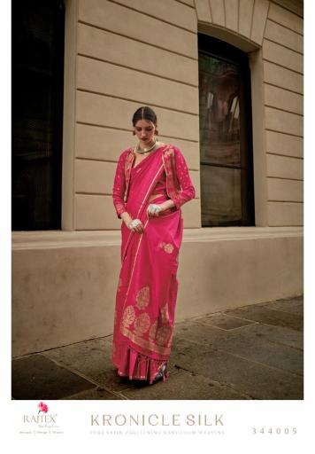 Rajtex Kronicle Silk Catalog pure silk sarees in surat quckr