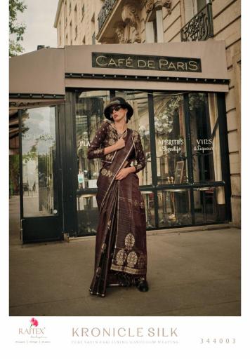 Rajtex Kronicle Silk Catalog pure silk sarees in surat quckr