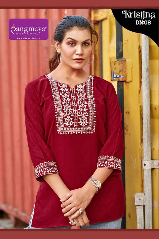 Rangmaya Kristina Catalog designer indian tunics kurtis