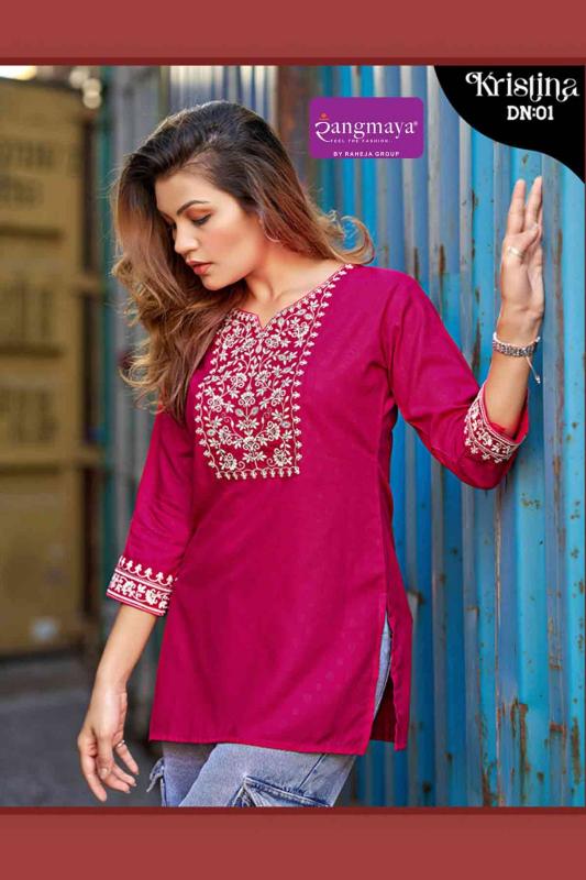 Rangmaya Kristina Catalog designer indian tunics kurtis