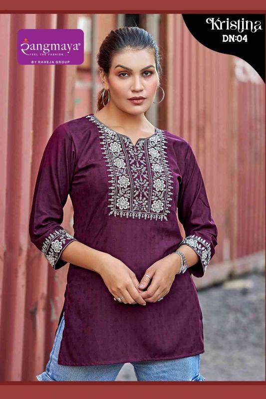Rangmaya Kristina Catalog designer indian tunics kurtis