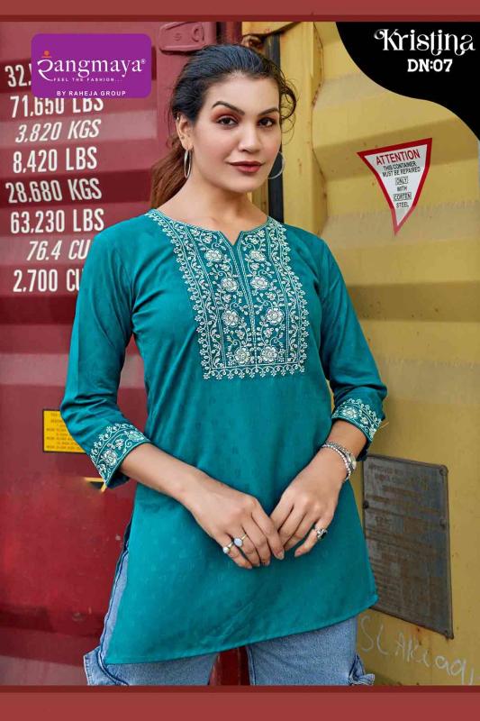 Rangmaya Kristina Catalog designer indian tunics kurtis