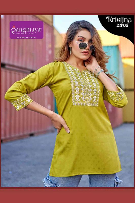 Rangmaya Kristina Catalog designer indian tunics kurtis