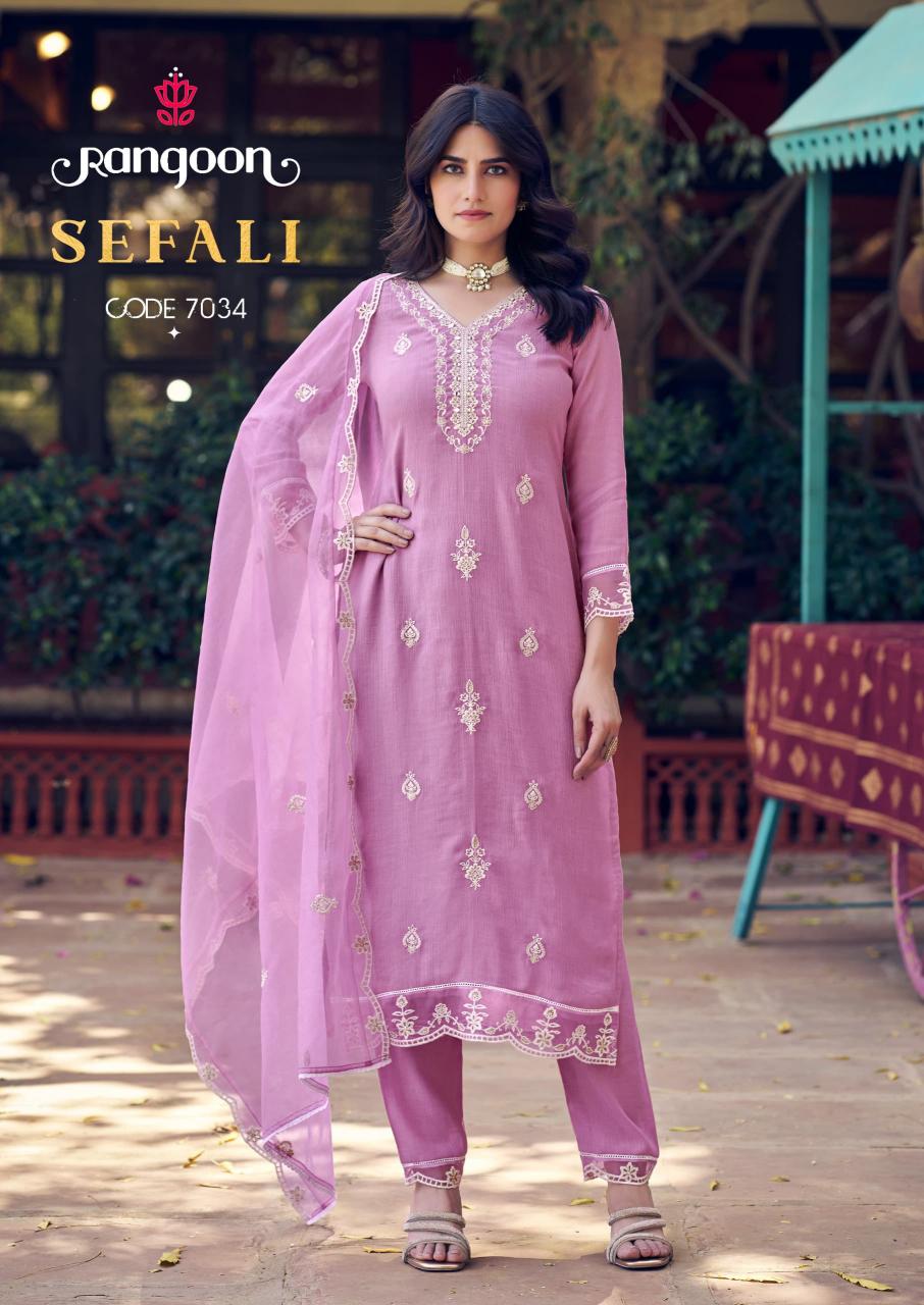Rangoon Sefali Catalog indian kurtis clothing 