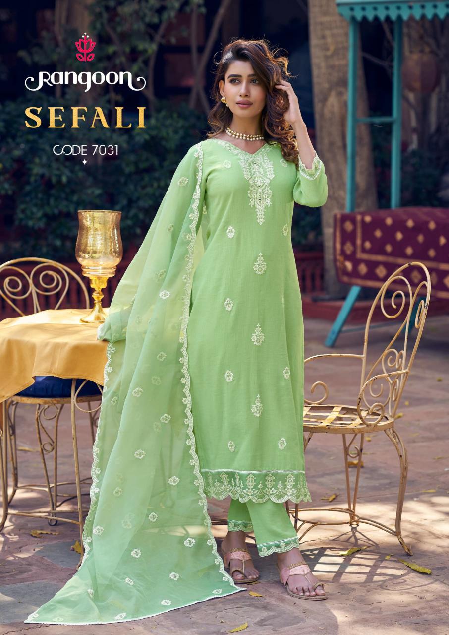 Rangoon Sefali Catalog indian kurtis clothing 