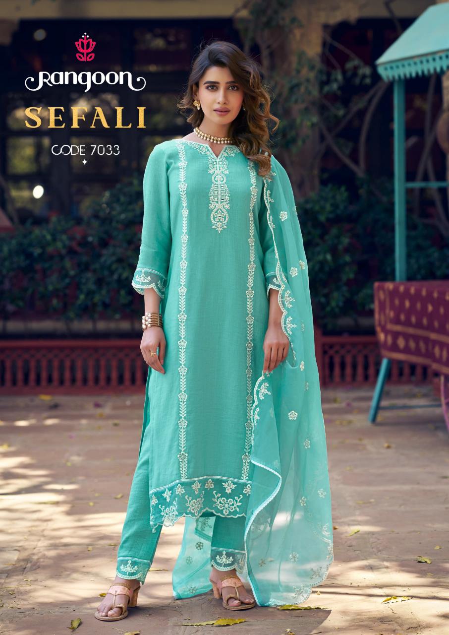Rangoon Sefali Catalog indian kurtis clothing 