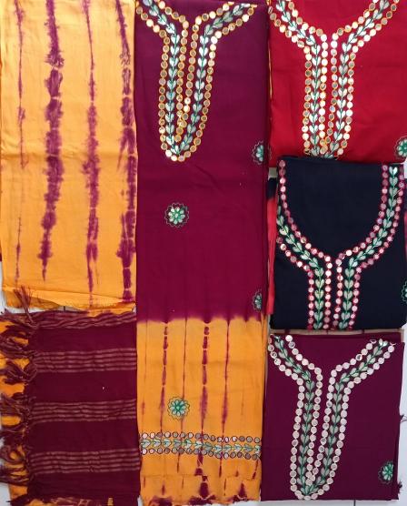 Rayon Hota Patti Work – Dress Material - Wholesale Catalog