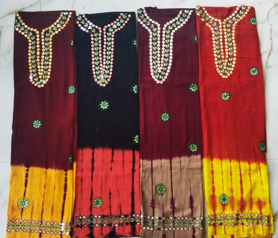 Rayon Hota Patti Work – Dress Material - Wholesale Catalog