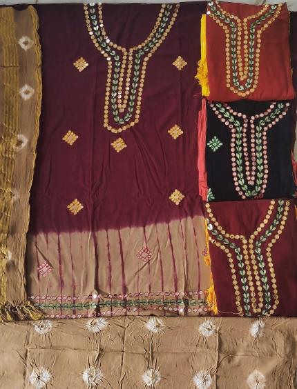 Rayon Hota Patti Work – Dress Material - Wholesale Catalog